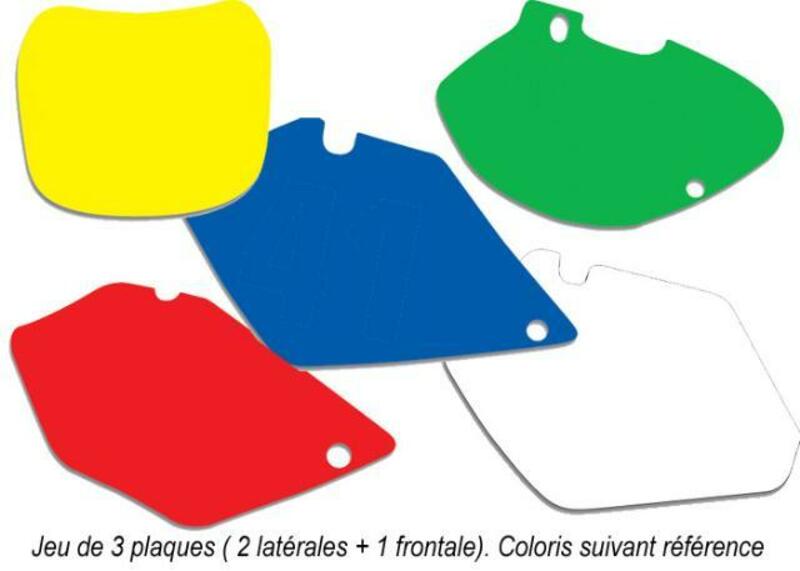 Fonds de plaque BLACKBIRD noir Honda CR125R/250R 