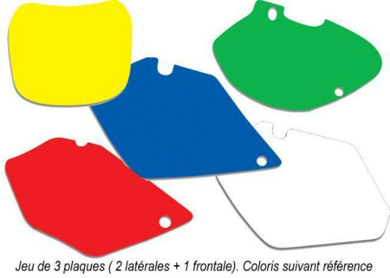 Fonds de plaque BLACKBIRD vert Gas Gas EC250/300 Racing