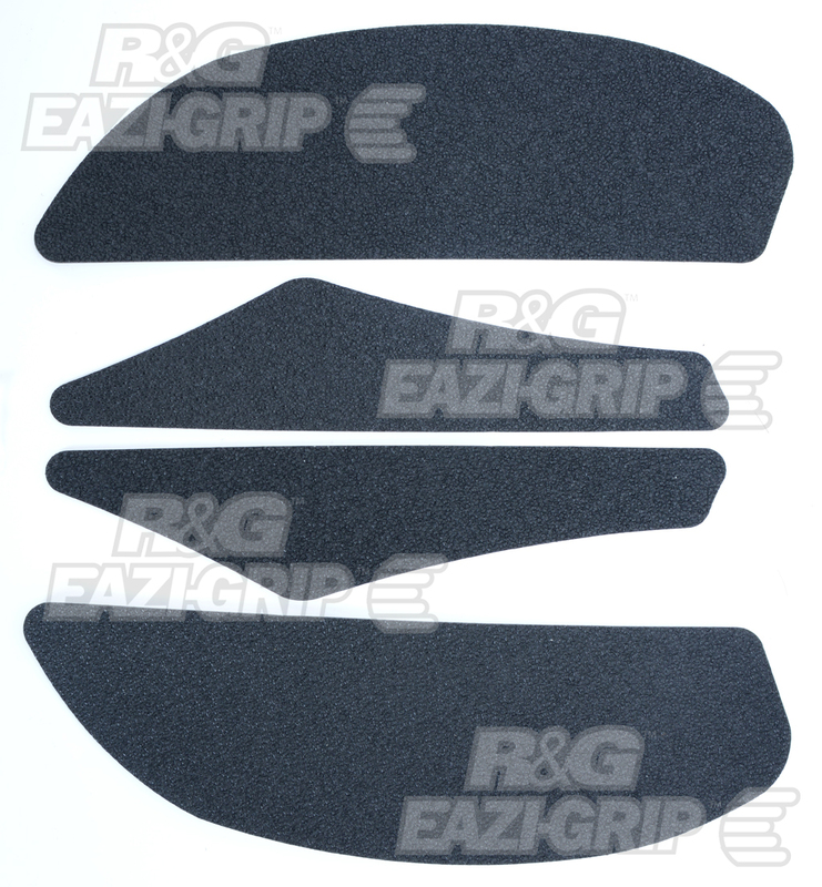 Kit grip de réservoir R&G RACING 4 pièces noir Aprilia RSV-4 