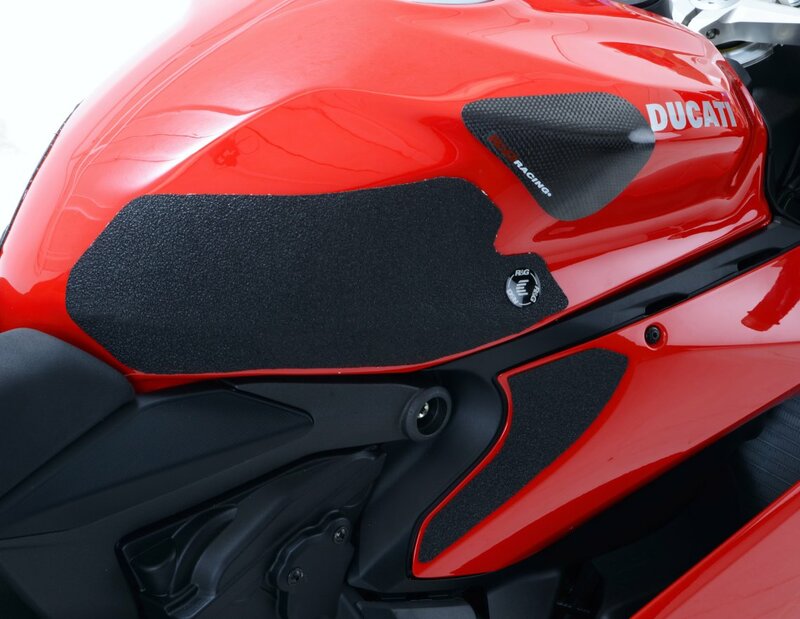 Kit grip de réservoir R&G RACING 4 pièces noir Ducati Panigale 