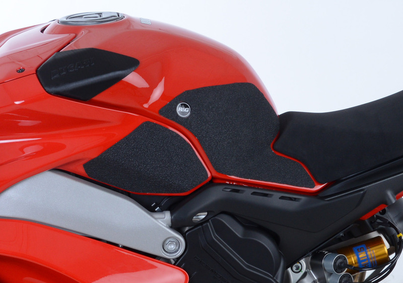 Kit grip de réservoir R&G RACING 4 pièces noir Ducati Panigale V4 