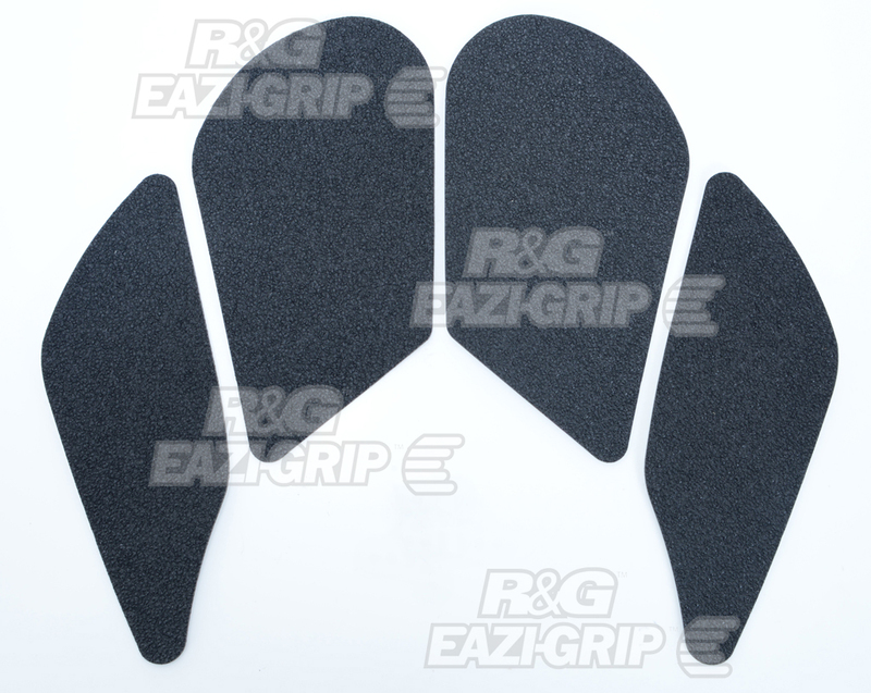 Kit grip de réservoir R&G RACING 4 pièces noir Kawasaki Z300 