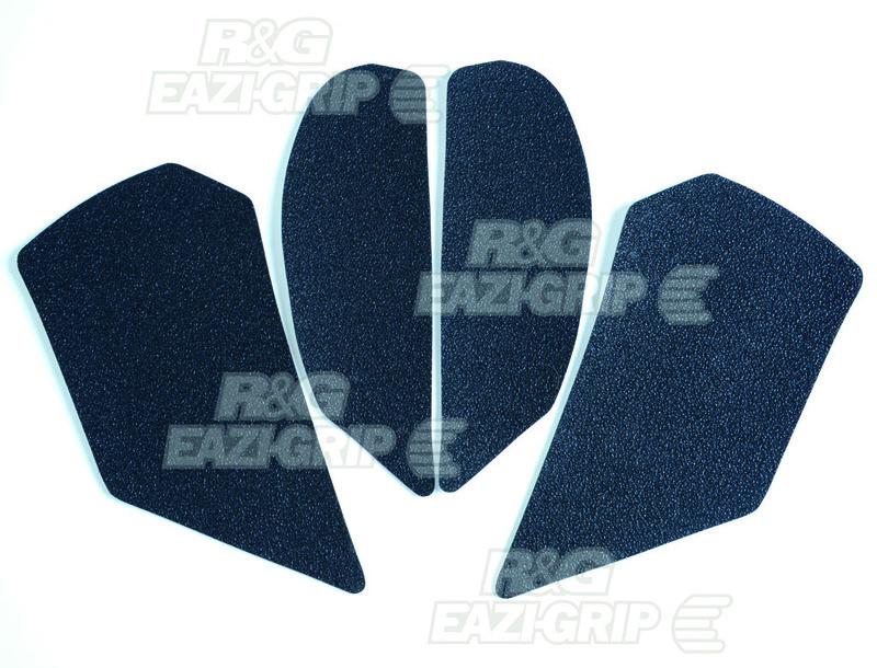 Kit grip de réservoir R&G RACING 4 pièces noir Kawasaki ZX10R