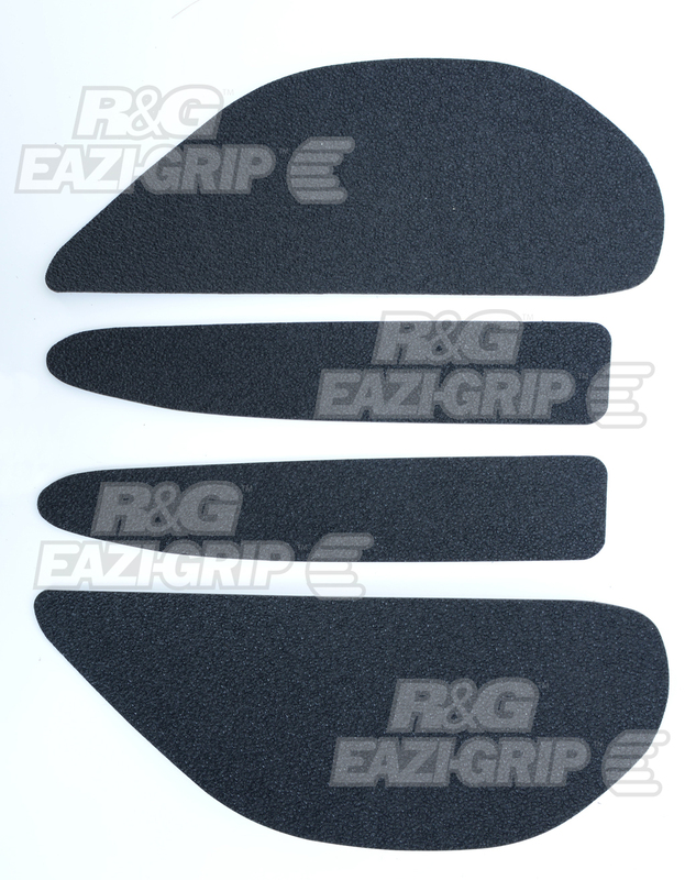 Kit grip de réservoir R&G RACING 4 pièces noir Kawasaki ER-6