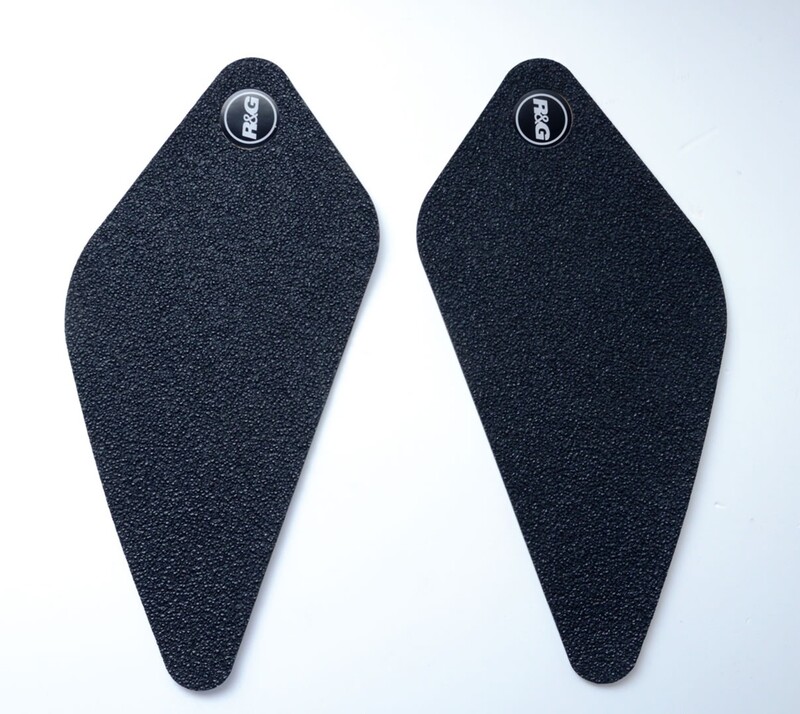 Kit grip de réservoir R&G RACING - noir 2 pièces Kawasaki H2/H2R 