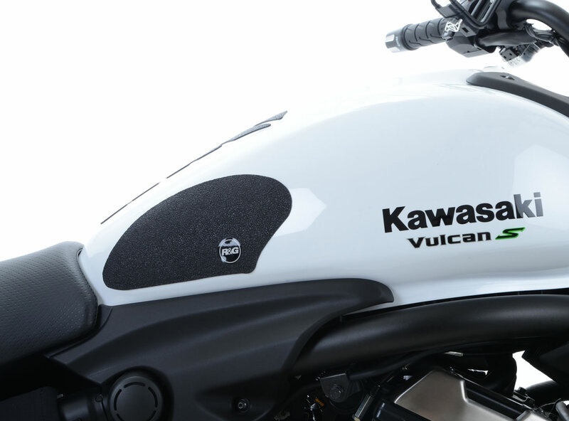 Kit grip de réservoir R&G RACING 2 pièces noir Kawasaki Vulcan S