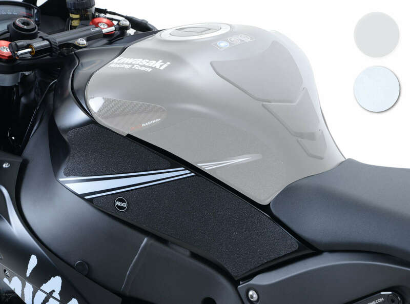 Kit grip de réservoir R&G RACING translucide (4 pièces) Kawasaki ZX10R 