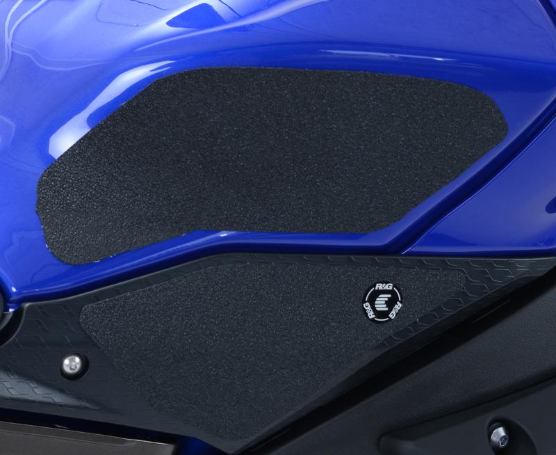 Kit grip de réservoir R&G RACING 4 pièces noir Yamaha R1 