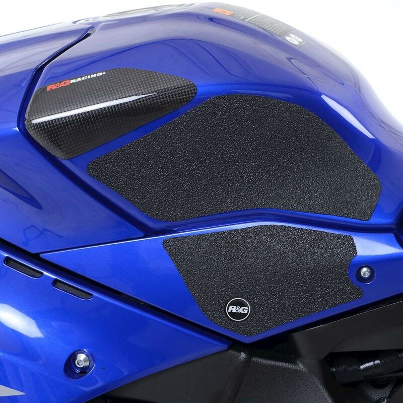 Kit grip de réservoir R&G RACING noir (4 pièces) Yamaha YZF-R1 