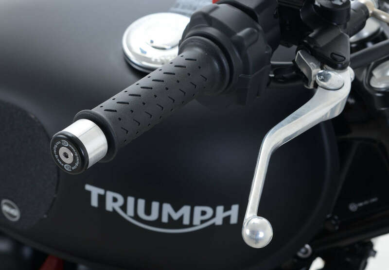 Embouts de guidon R&G RACING noir Triumph Street Twin 