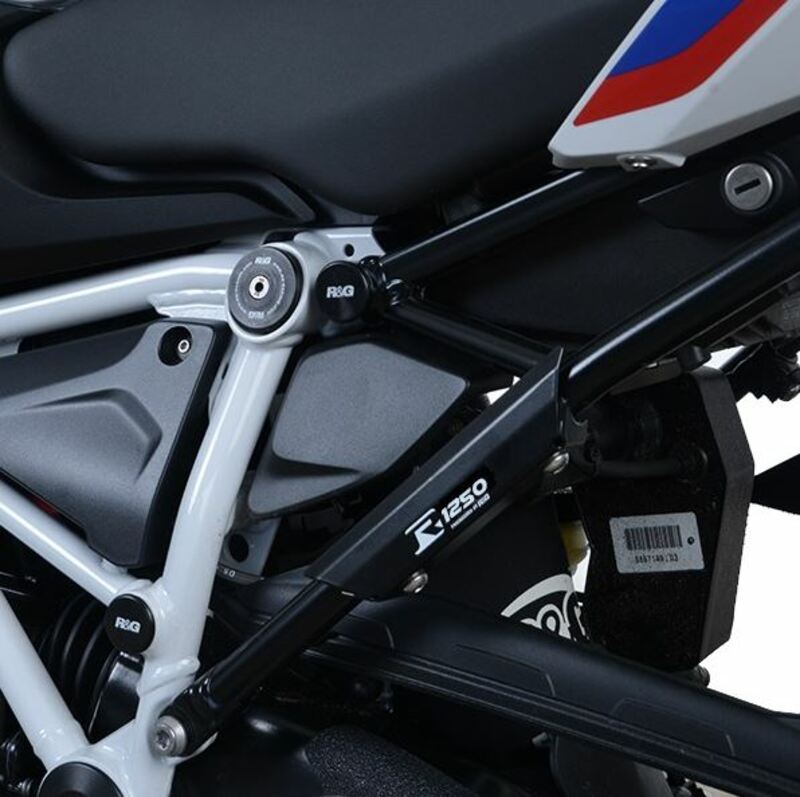 Cache orifice reposes-pieds R&G RACING noir BMW 