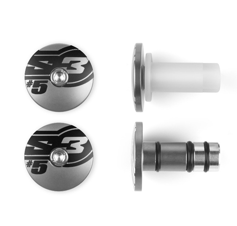 Embouts de guidons S3 End 5 Ø14mm titane 
