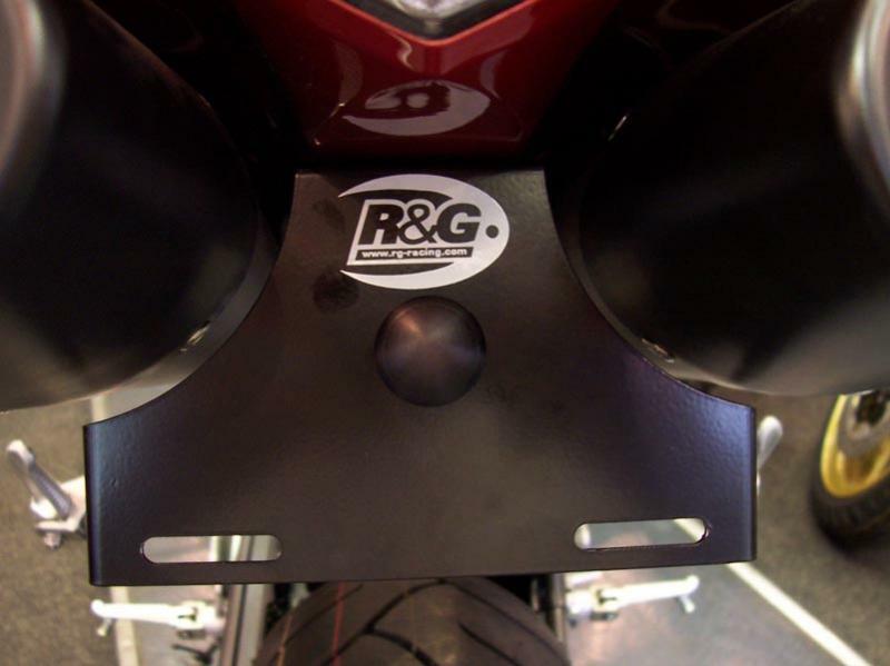Support de plaque R&G RACING noir Yamaha YZF-R1 