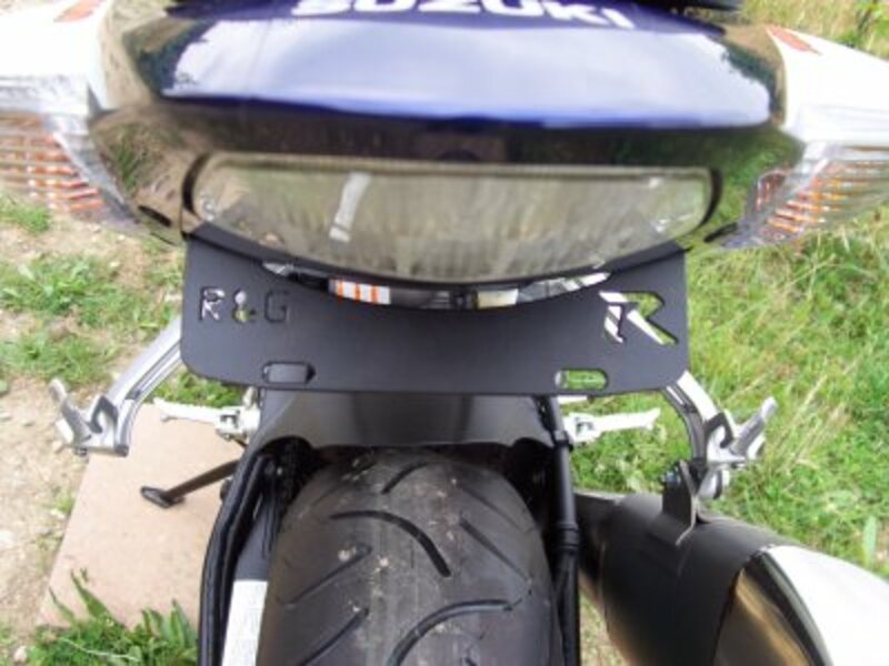 Support de plaque R&G RACING Bad Boy noir Suzuki GSX-R1000