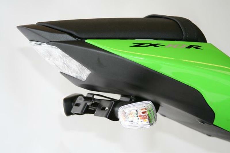Support de plaque R&G RACING noir Kawasaki 