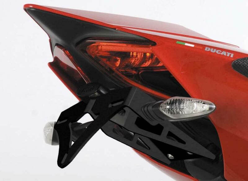 Support de plaque R&G RACING noir Ducati Panigale 