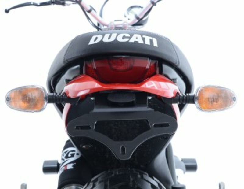 Support de plaque noir R&G RACING Ducati Scrambler Icon 