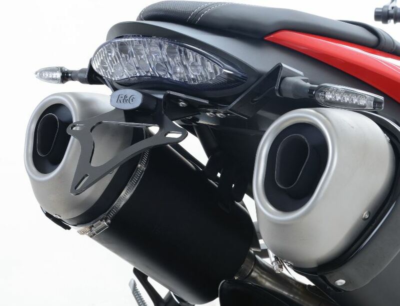 Support de plaque R&G RACING noir Triumph Speed Triple S 