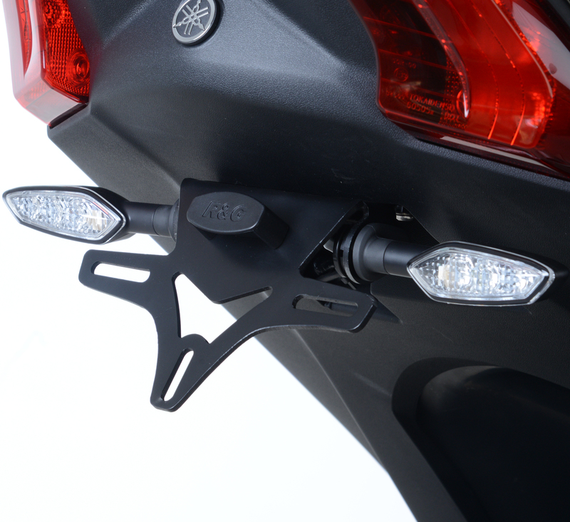 Support de plaque R&G RACING noir Yamaha T-Max 530 