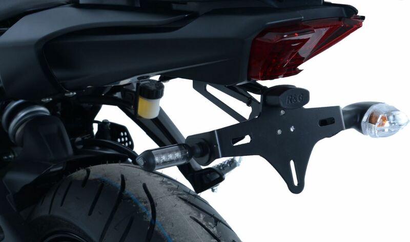 Support de plaque R&G RACING noir Yamaha MT-07 