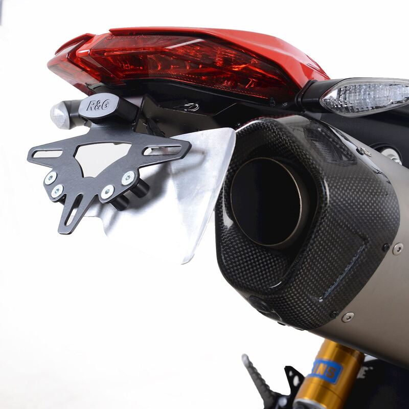 Support de plaque R&G RACING noir Ducati Hypermotard 950 