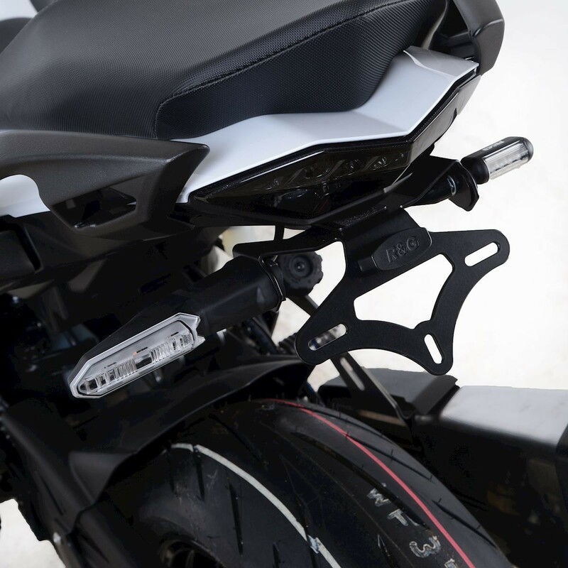Support de plaque R&G RACING noir Kawasaki Ninja 1000SX 