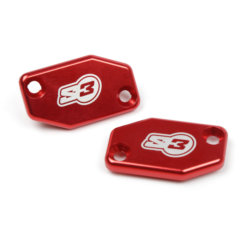 Couvercle de maître-cylindre embrayage S3 rouge Braktec 