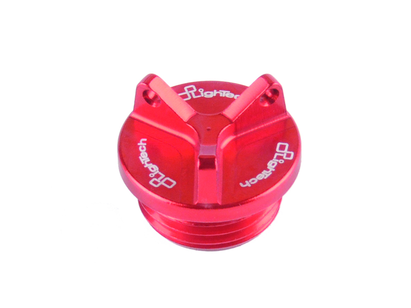 Bouchon de carter d'huile LIGHTECH - M22 x 1,5 - Rouge 