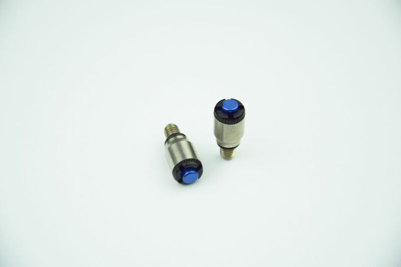 Purgeur de fourche SCAR bleu M5x0,8mm fourches KYB/Showa 