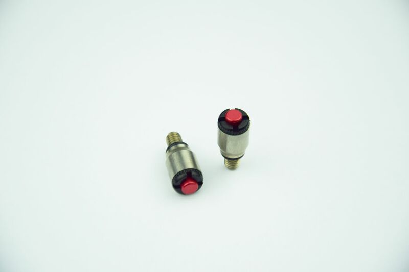 Purgeur de fourche SCAR rouge M5x0,8mm fourches KYB/Showa 