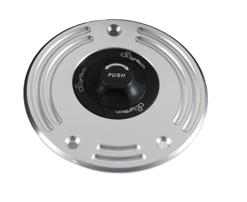 Bouchon de réservoir LIGHTECH - Push/Pull - Argent 