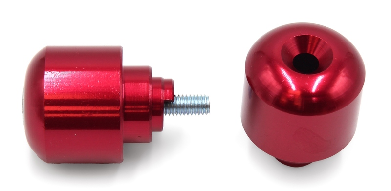 V PARTS Handlebar counter-weights (Aluminium) HONDA (Red) 