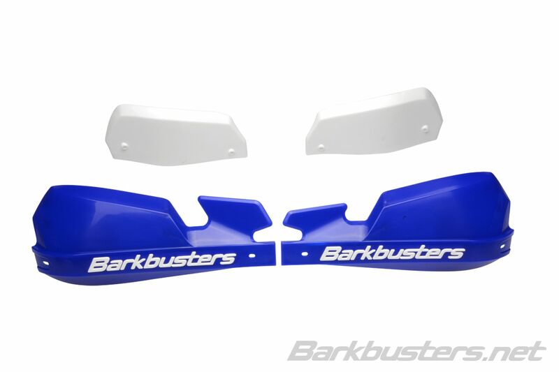 Coques de protège-mains BARKBUSTERS VPS MX bleu/déflecteur blanc 