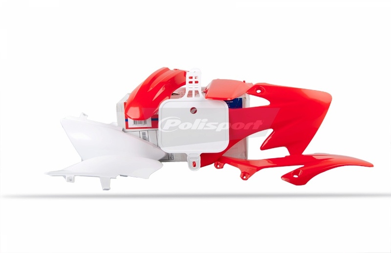 Kit plastique POLISPORT couleur origine Honda CRF50F 