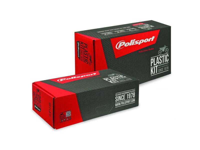 Kit plastique POLISPORT couleur origine (2017) rouge/noir/blanc Honda CRF450R/RX 