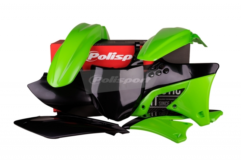 Kit plastique POLISPORT couleur origine (2012) Kawasaki KX250F 
