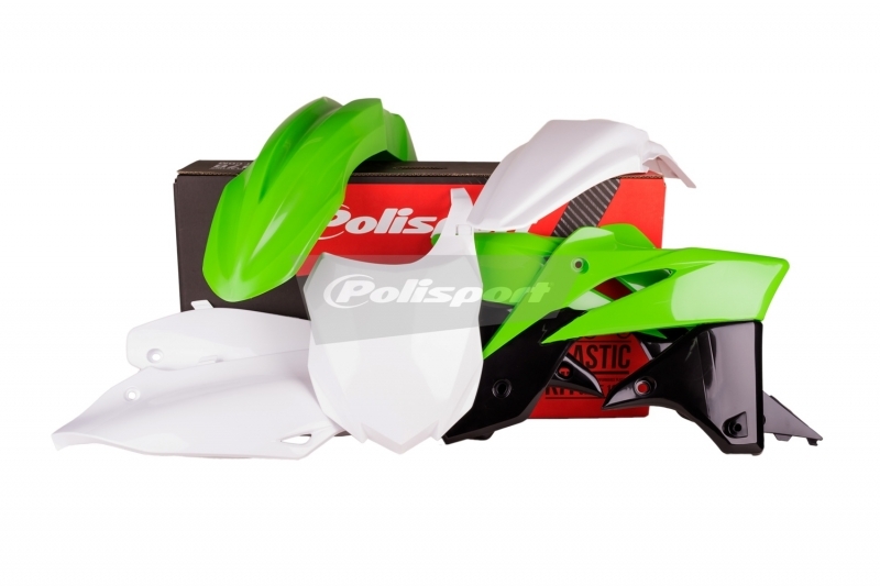 Kit plastique POLISPORT couleur origine (14-15) Kawasaki KX250F 