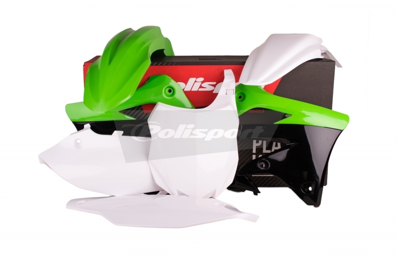 Kit plastique POLISPORT couleur origine Kawasaki KX450F 