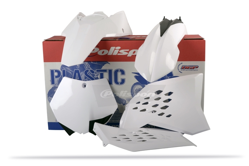 Kit plastique POLISPORT blanc KTM 