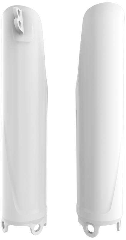 Protections de fourche POLISPORT couleur origine blanc 