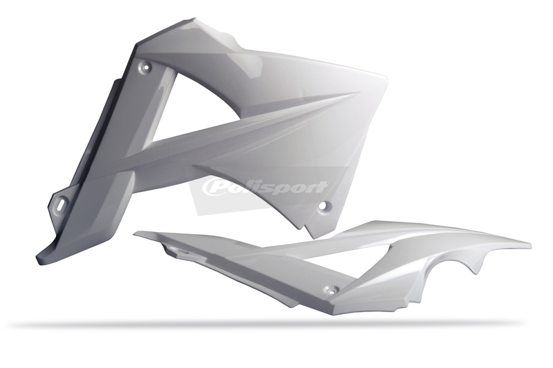 Ouïes de radiateur POLISPORT blanc Gas Gas 