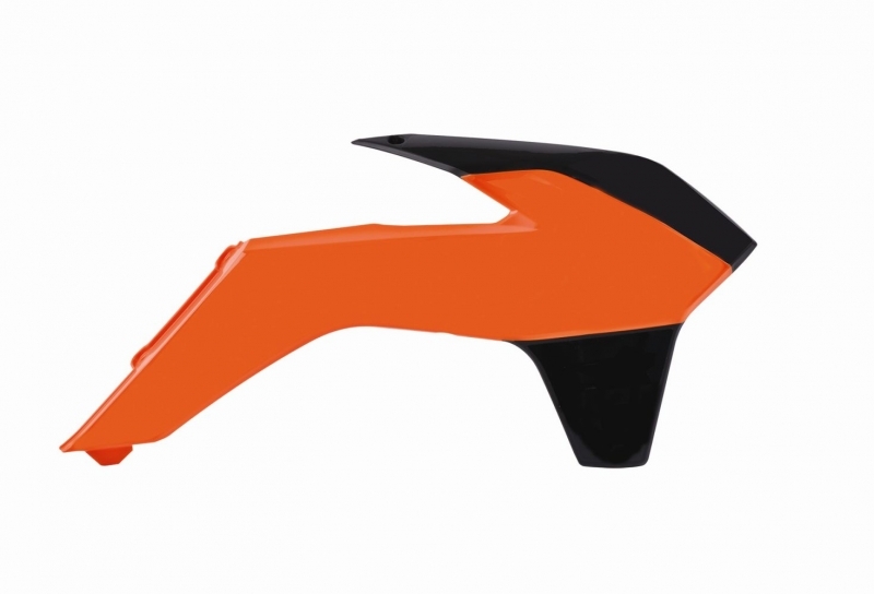 Ouïes de radiateur POLISPORT couleur origine 13-14 orange/noir KTM SX85 