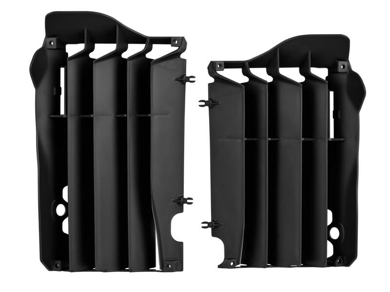 Cache radiateur POLISPORT noir Honda CRF450R/RX 