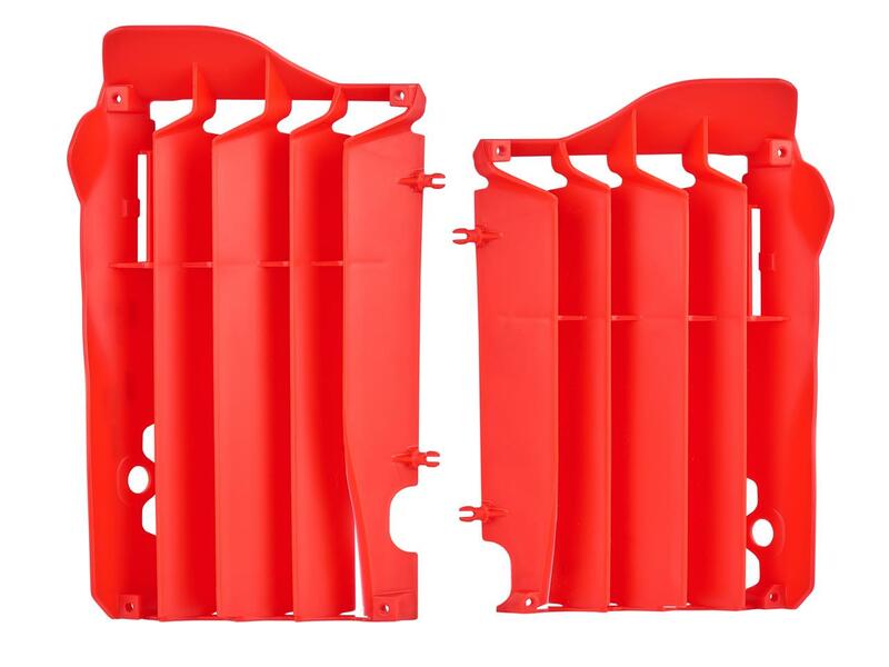 Cache radiateur POLISPORT rouge Honda CRF450R/RX 