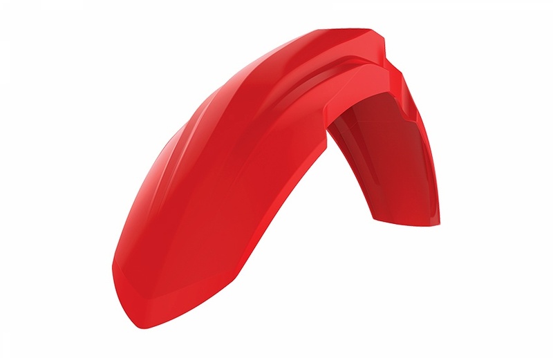 Garde-boue avant POLISPORT restylé rouge Honda CR125R 