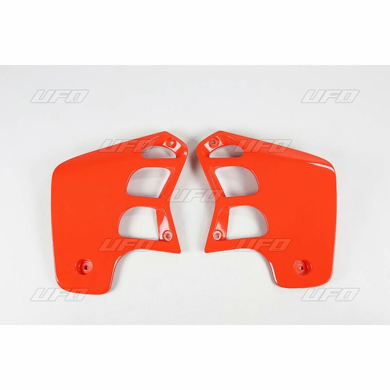 Ouïes de radiateur UFO orange Honda CR125R/250R 