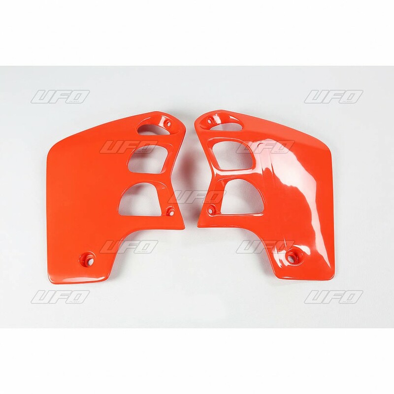 Ouïes de radiateur UFO orange Honda CR500R 