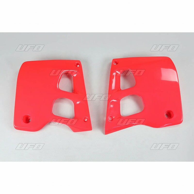 Ouïes de radiateur UFO rouge Honda CR125R/250R 