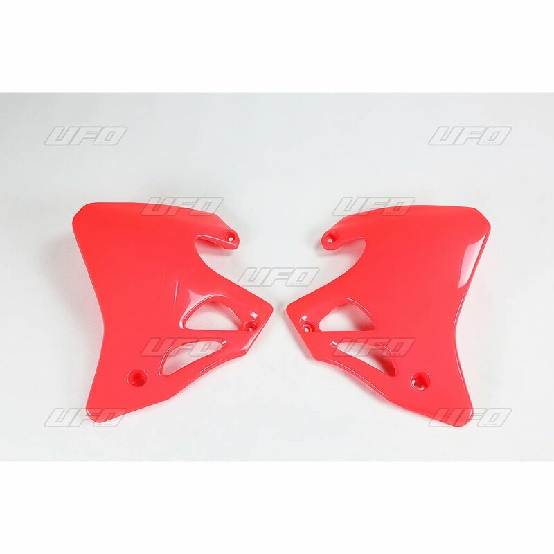 Ouïes de radiateur UFO rouge Honda CR125R/250R 