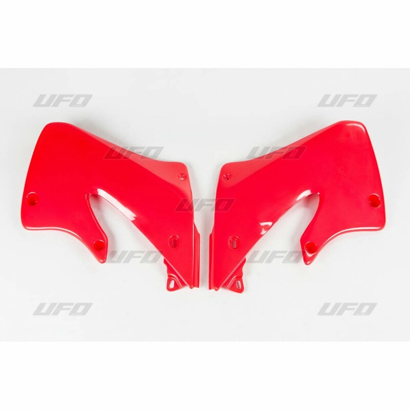 Ouïes de radiateur UFO rouge Honda CR125R/250R 
